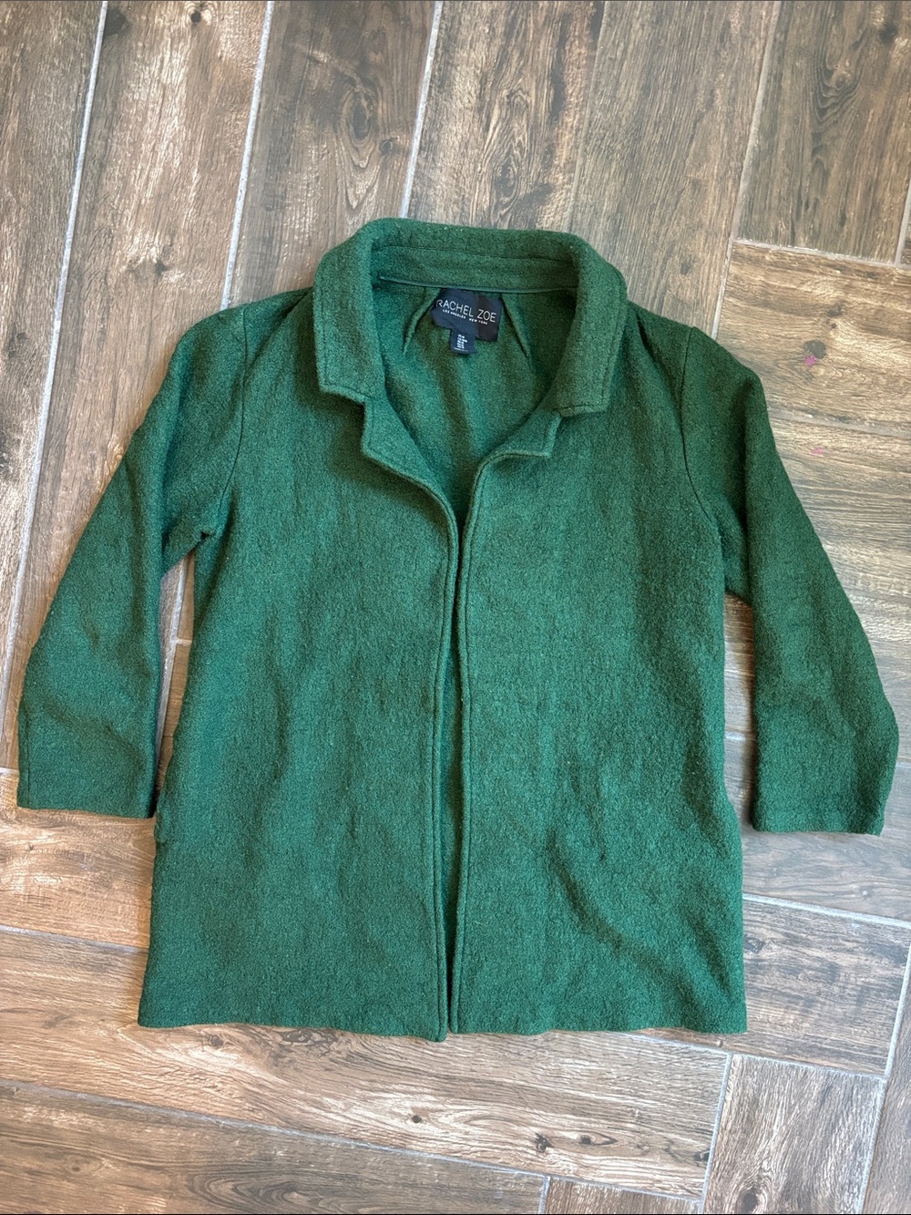 Rachel Zoe Girls' Dark Green Pea Coat